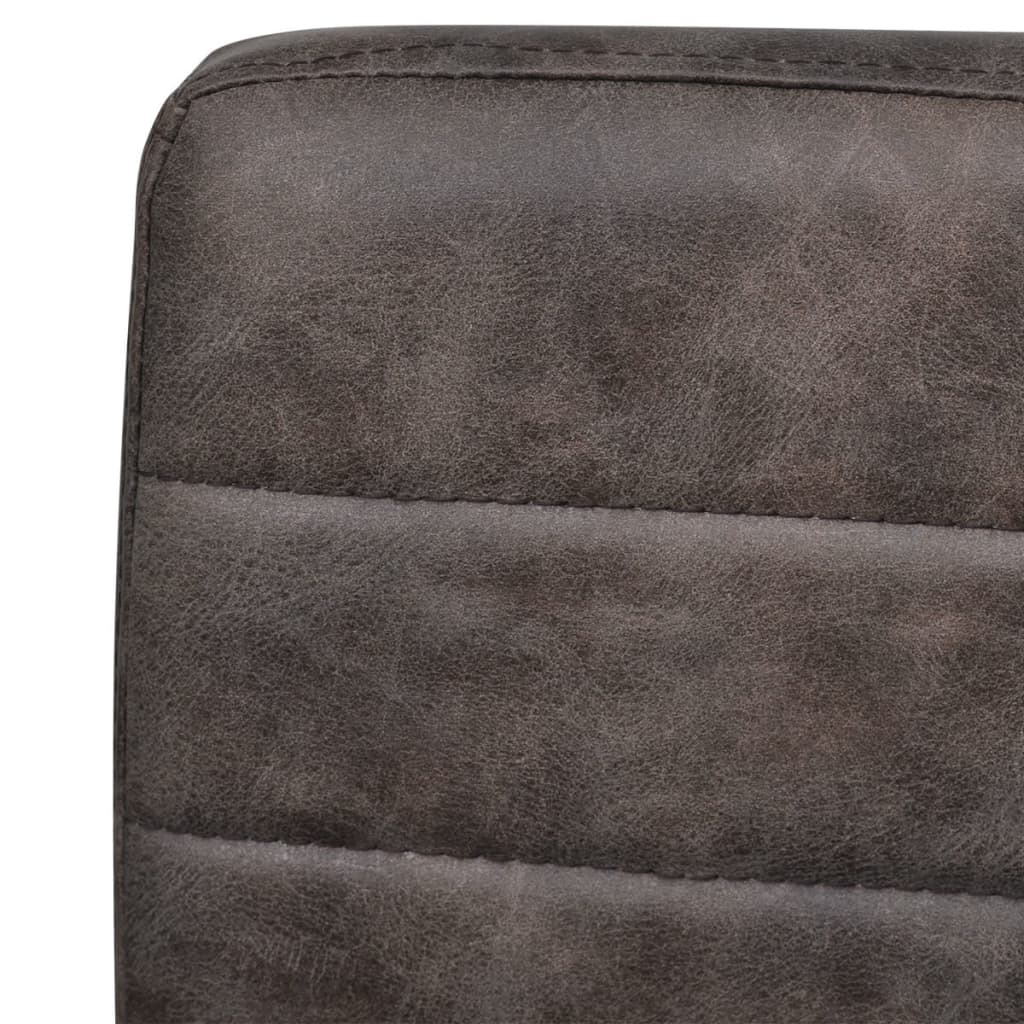 Konzolové Jídelní Židle 4 Ks Hnědé Umělá Kůže