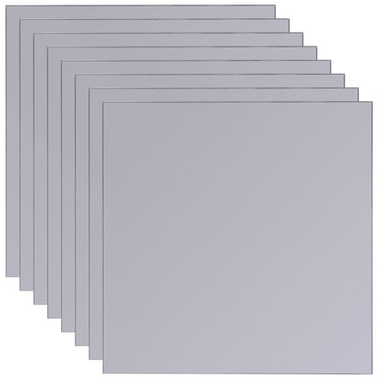 Zrcadlové Dlaždice Bez Rámu Sklo 8 Ks 20,5 Cm