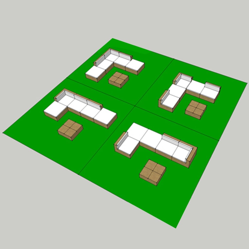 6Dílná Zahradní Sedací Souprava S Poduškami Polyratan