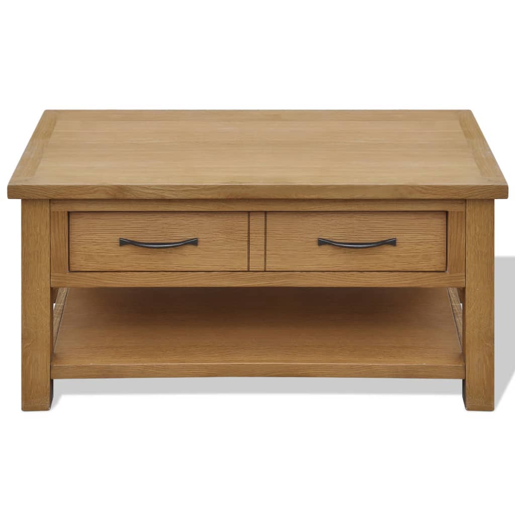 Konferenční Stolek 88 X 53 X 45 Cm Masivní Dubové Dřevo