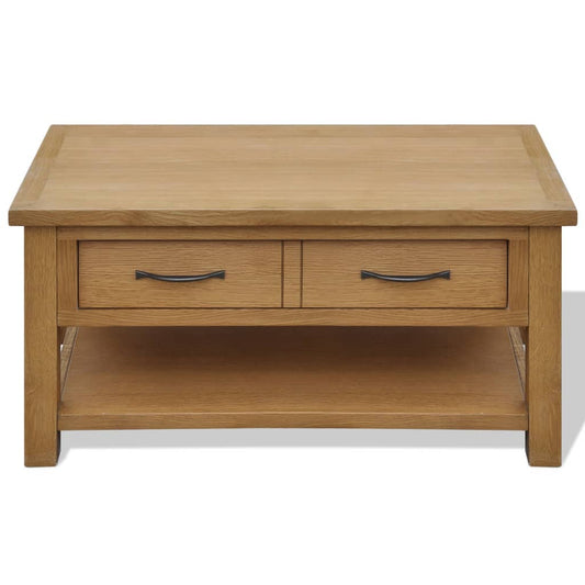 Konferenční Stolek 88 X 53 X 45 Cm Masivní Dubové Dřevo