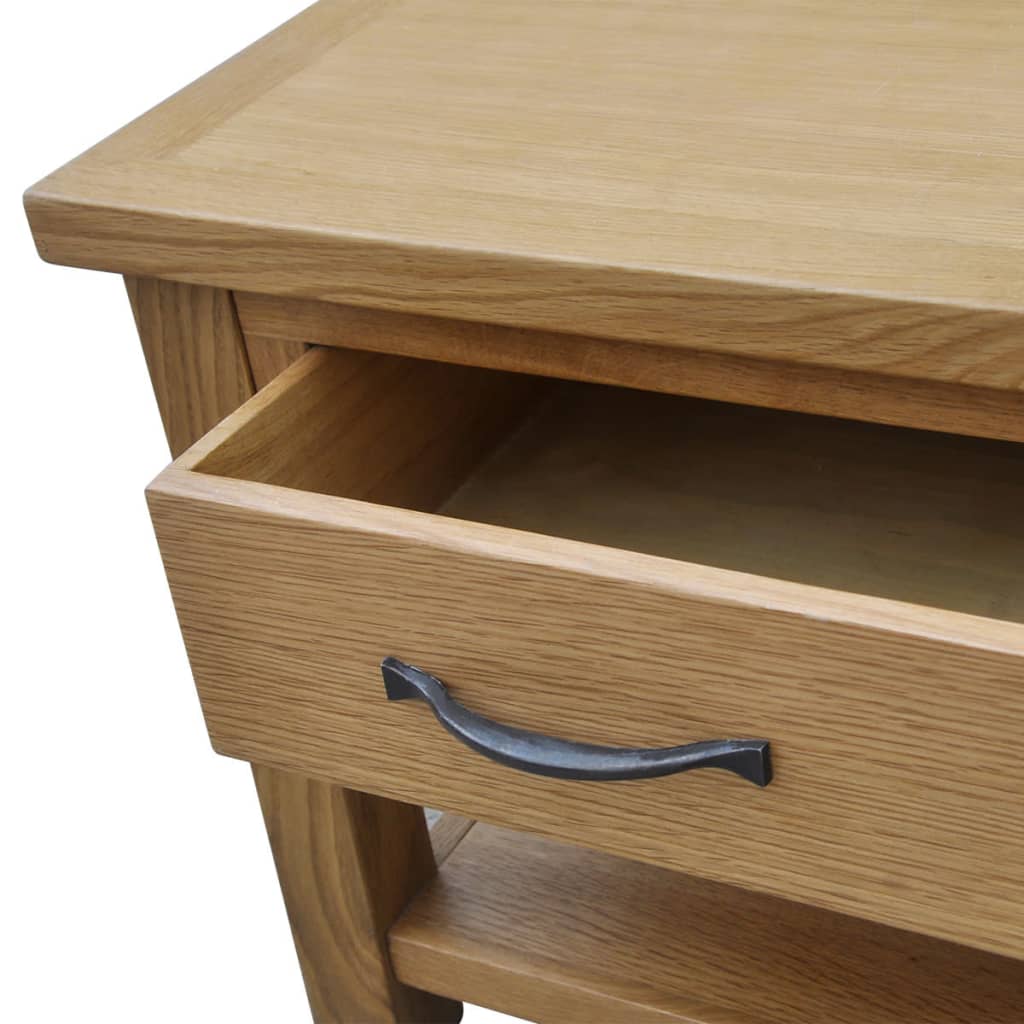 Konferenční Stolek 88 X 53 X 45 Cm Masivní Dubové Dřevo