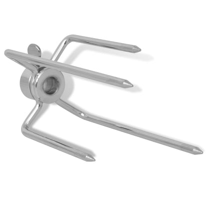 Čtyřbodce Na Grilovací Rožeň 2 Ks Ocelové Antracitová A Bílá