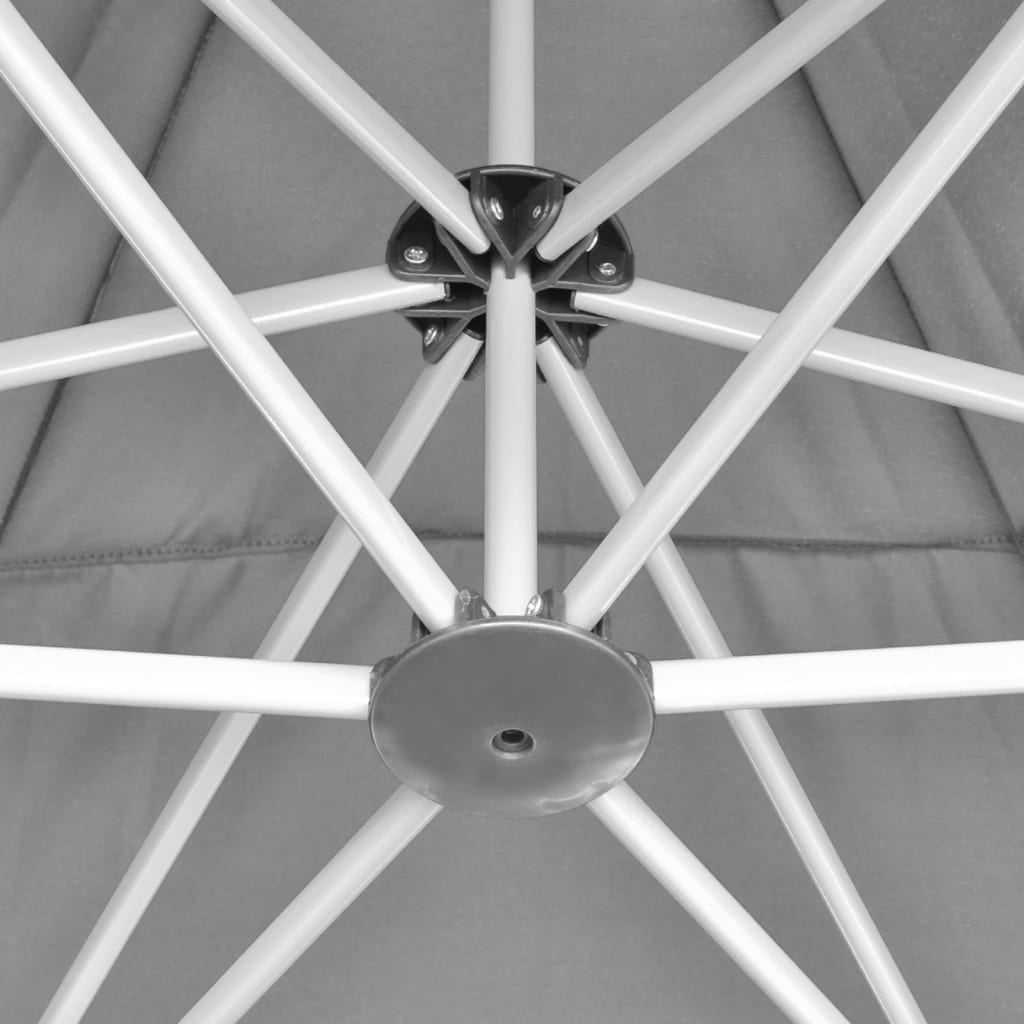 Nůžkový Skládací Party Stran Hexagon Šedý 3,6 X 3,1 M