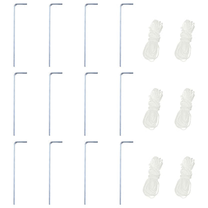 Šestiúhelníkový Party Stan S 6 Stěnami Krémově Bílý 3,6 X 3,1 M