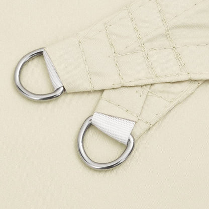 Plachta Proti Slunci Z Oxford. Látky Trojúhelník 5X5X5M Krémová