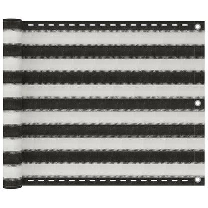 Balkónová Zástěna Hdpe Antracitová A Bílá