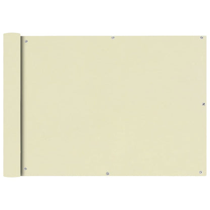 Balkónová Zástěna Oxfordská Látka Krémová