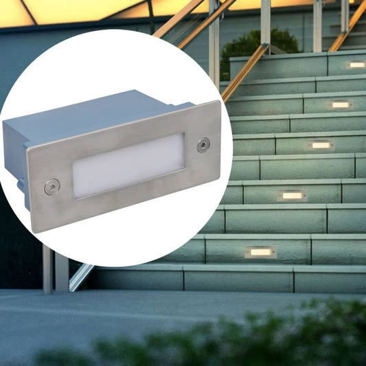 Zápustná Led Svítidla Pro Schody 12 Ks 44 X 111 X 56 Mm