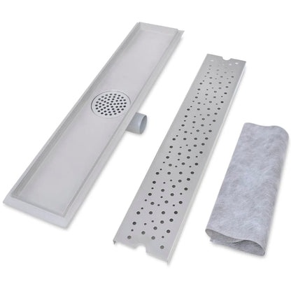 Rovný Sprchový Odtokový Žlab 630 X 140 Mm Nerezová Ocel