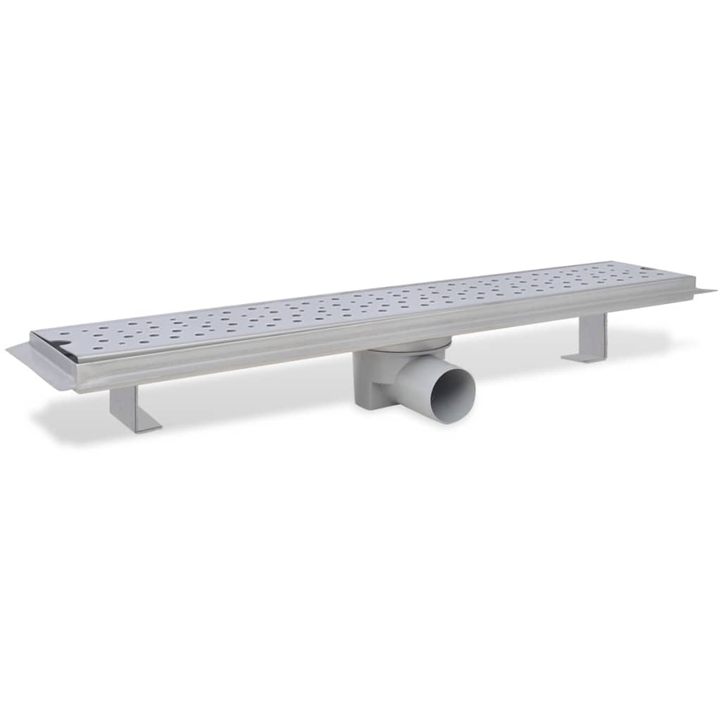 Rovný Sprchový Odtokový Žlab 630 X 140 Mm Nerezová Ocel