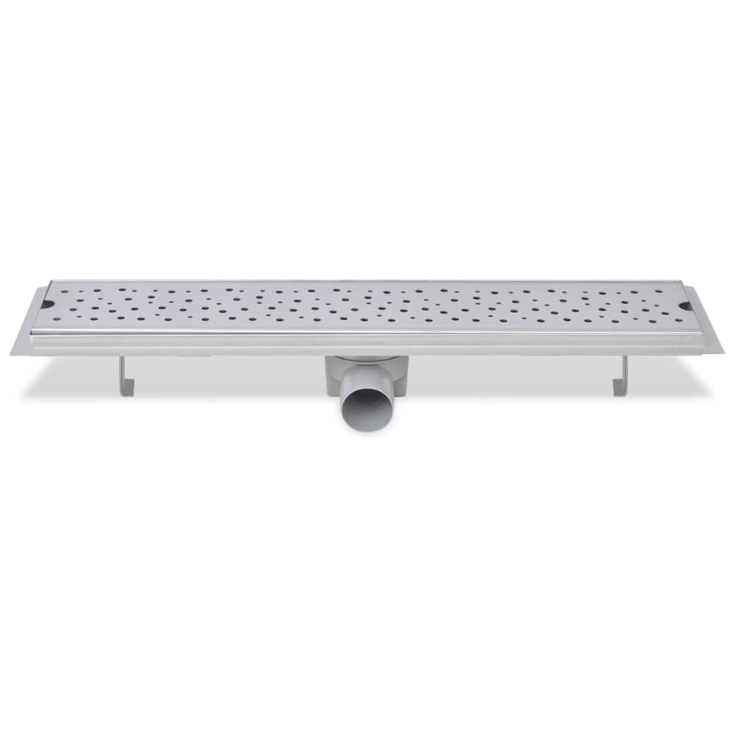 Rovný Sprchový Odtokový Žlab 630 X 140 Mm Nerezová Ocel