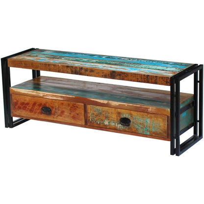 Tv Stolek 120X35X45 Cm Masiv S Medovou Povrchovou Úpravou