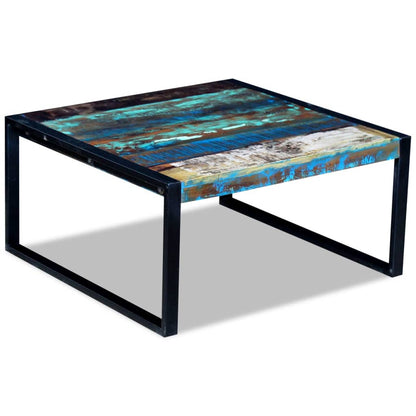 Konferenční Stolek Masivní Recyklované Dřevo 80 X 80 X 40 Cm