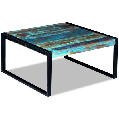 Konferenční Stolek Masivní Recyklované Dřevo 80 X 80 X 40 Cm