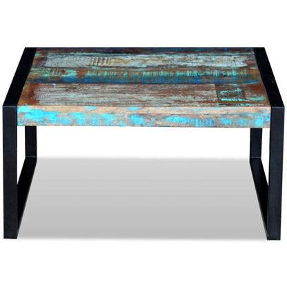 Konferenční Stolek Masivní Recyklované Dřevo 80 X 80 X 40 Cm