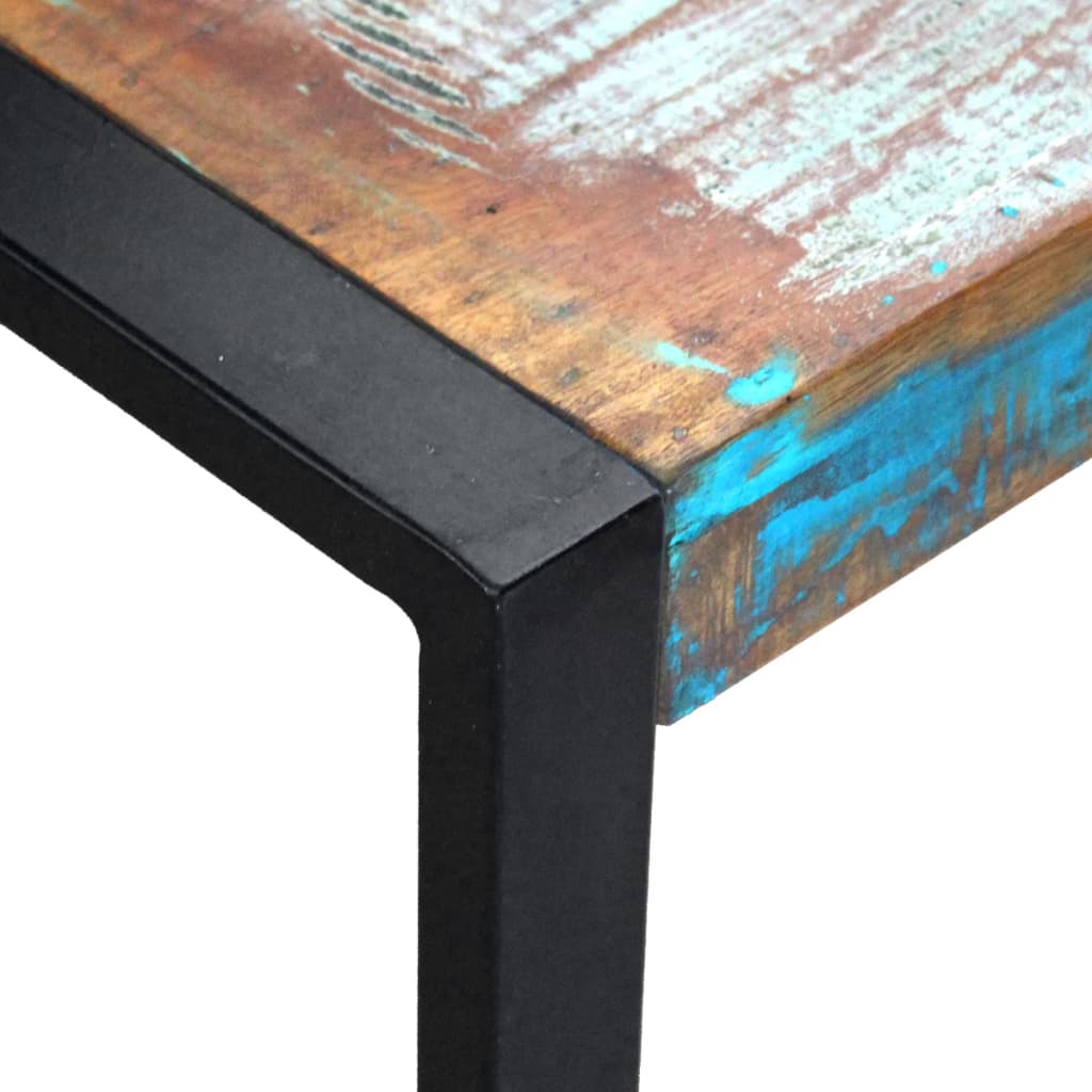 Konferenční Stolek Masivní Recyklované Dřevo 80 X 80 X 40 Cm