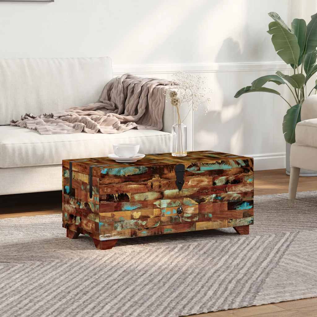 Konferenční Stolek Masivní Mangovníkové Dřevo 80 X 40 X 35 Cm