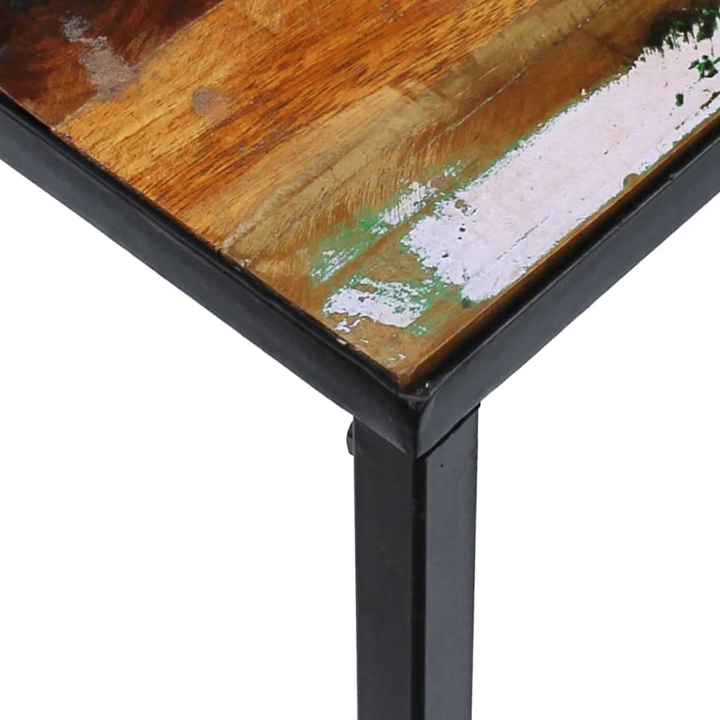 Konferenční Stolek Masivní Pražcové Dřevo 100 X 60 X 40 Cm