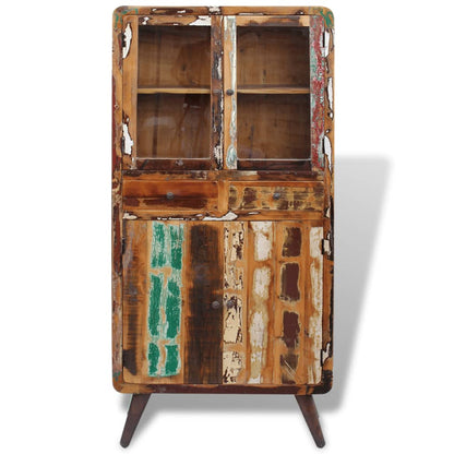 Kredenc Masivní Recyklované Dřevo 90 X 40 X 190 Cm