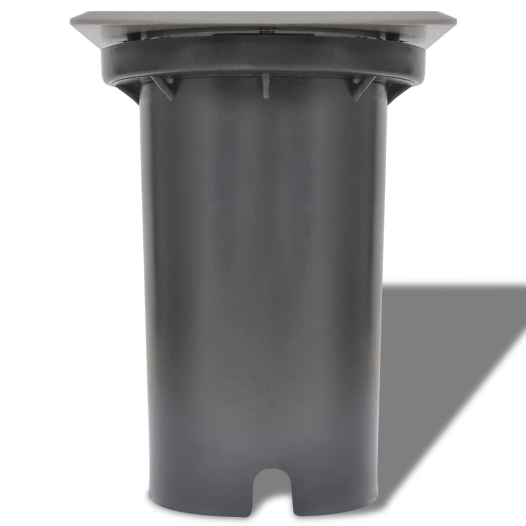 Venkovní Zemní Led Svítidla 3 Ks Čtvercová