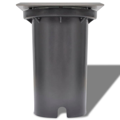 Venkovní Zemní Led Svítidla 3 Ks Čtvercová