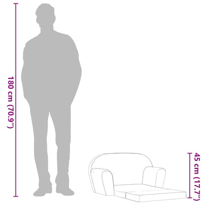 Dětská Rozkládací Pohovka / Lehátko, Šedá