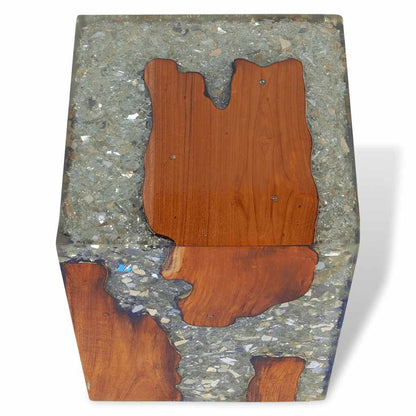 Stolička Masivní Teak A Pryskyřice