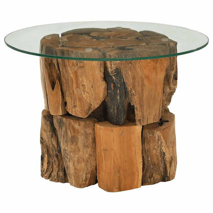 Konferenční Stolek Masivního Teak Naplavené Dřevo 60 Cm