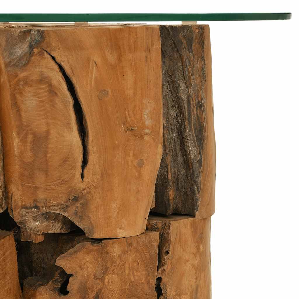 Konferenční Stolek Masivního Teak Naplavené Dřevo 60 Cm