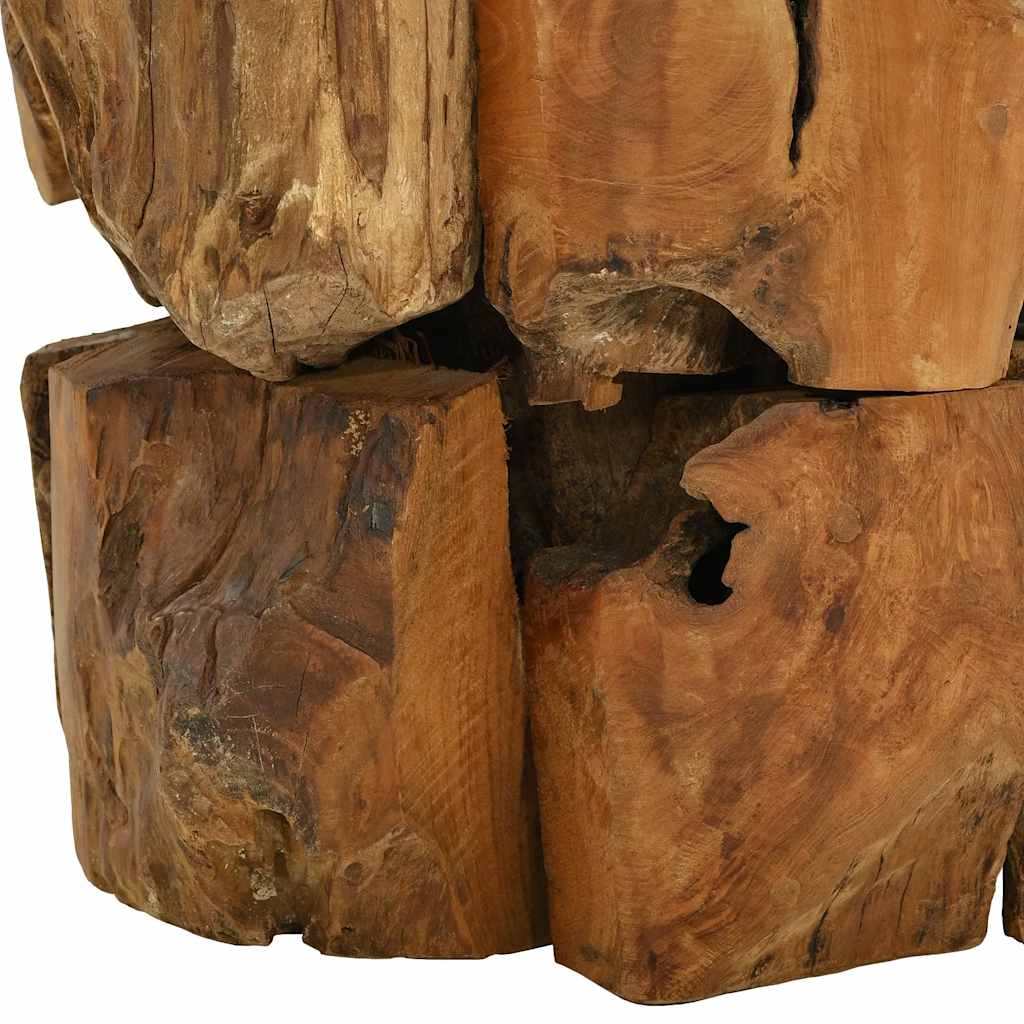 Konferenční Stolek Masivního Teak Naplavené Dřevo 60 Cm