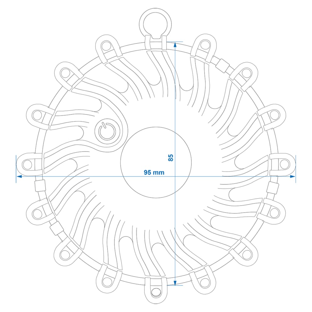 Proplus Výstražné Světlo S 16 Led Oranžové 540322