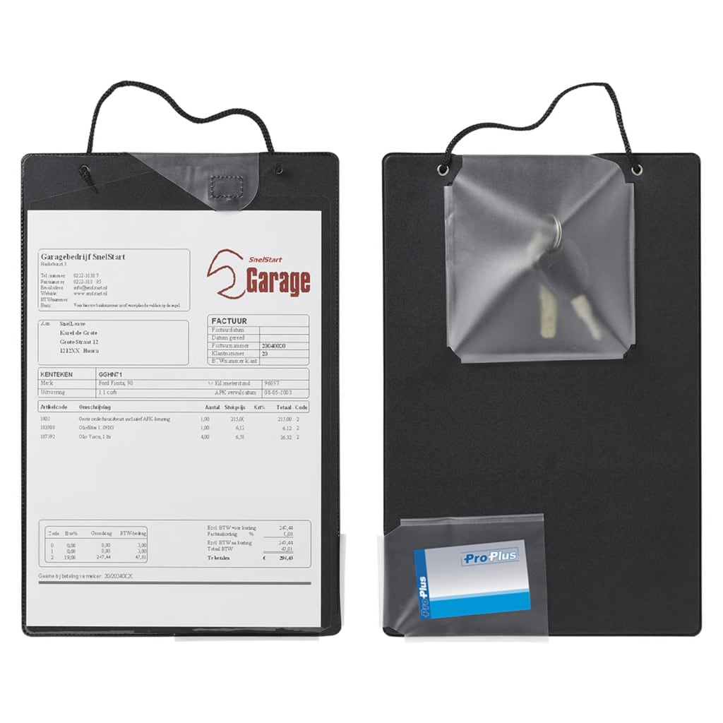 Proplus Psací Podložky Na Dílenské Objednávky A4 10 Ks Černé 580040