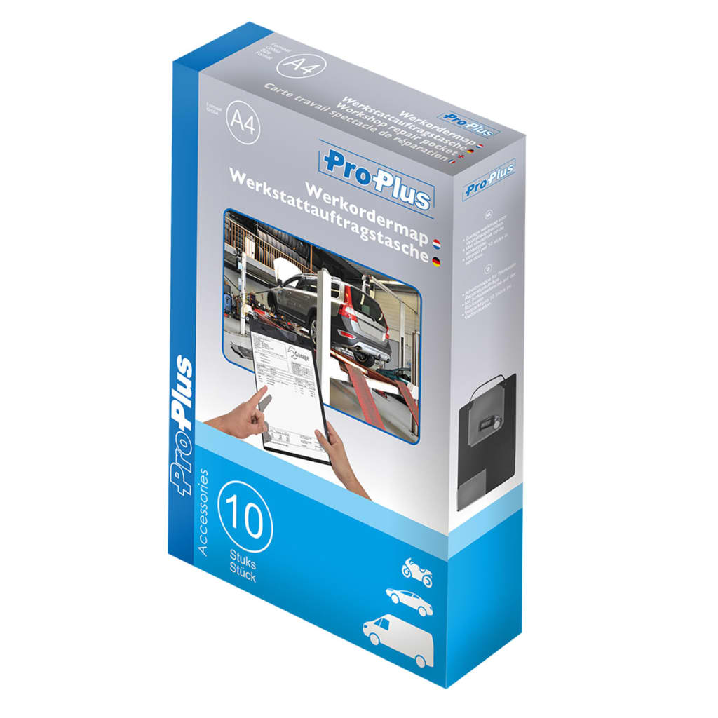 Proplus Psací Podložky Na Dílenské Objednávky A4 10 Ks Černé 580040