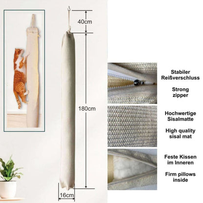 Quapas! Lezecký Pytel Pro Kočky Sisal 180 Cm