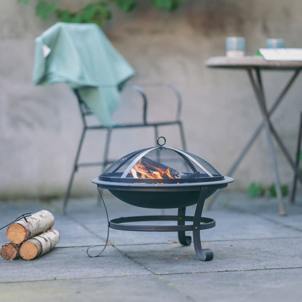 Redfire Ohniště Atlanta Černé Ocelové 51 Cm 85014