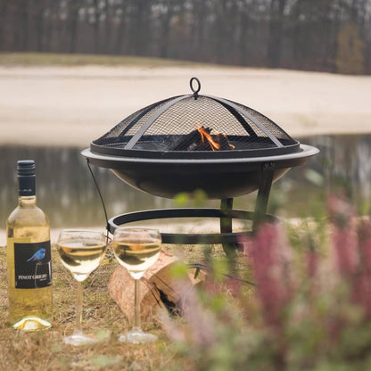 Redfire Ohniště Atlanta Černé Ocelové 51 Cm 85014