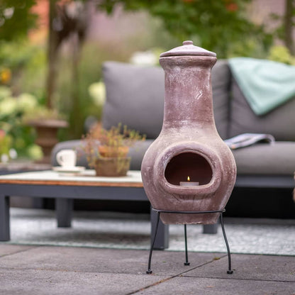 Redfire Krb Salamanca Tmavě Červený 36 X 36 X 85 Cm Pálená Hlína Růžová