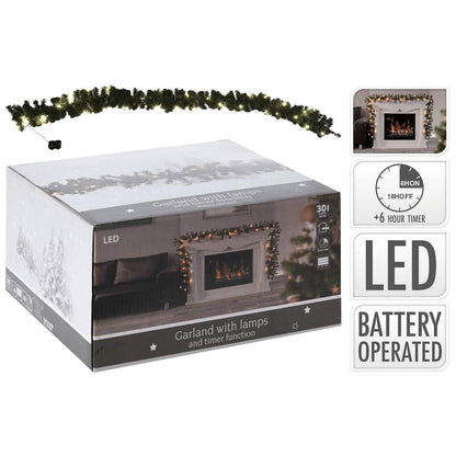 Ambiance Vánoční Girlanda S 30 Led Diodami 270 Cm