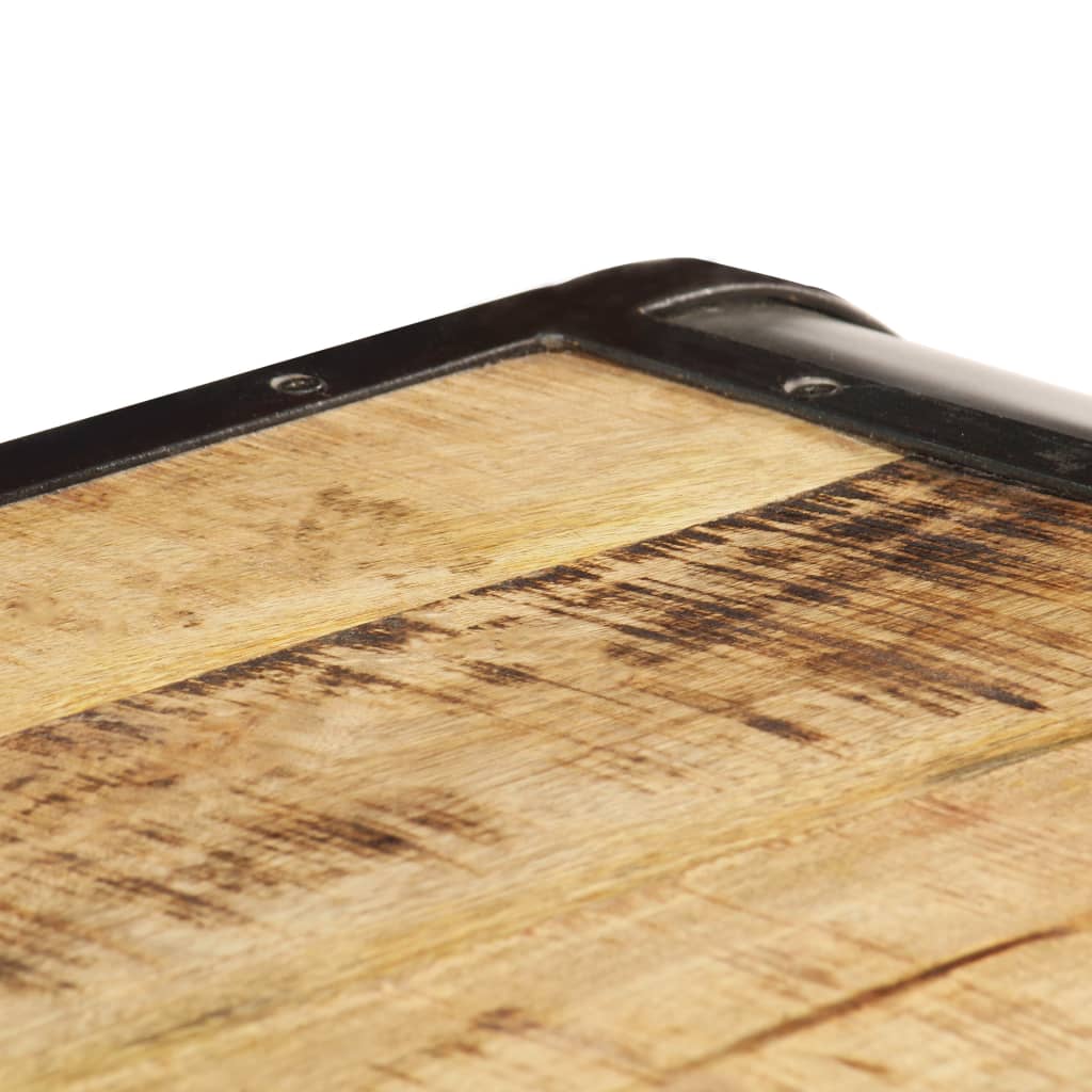 Konferenční Stolek 100 X 50 X 35 Cm Masivní Mangovníkové Dřevo Světle Hnědá