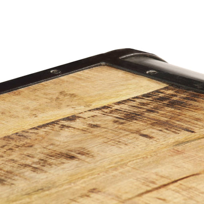 Konferenční Stolek 100 X 50 X 35 Cm Masivní Mangovníkové Dřevo Světle Hnědá