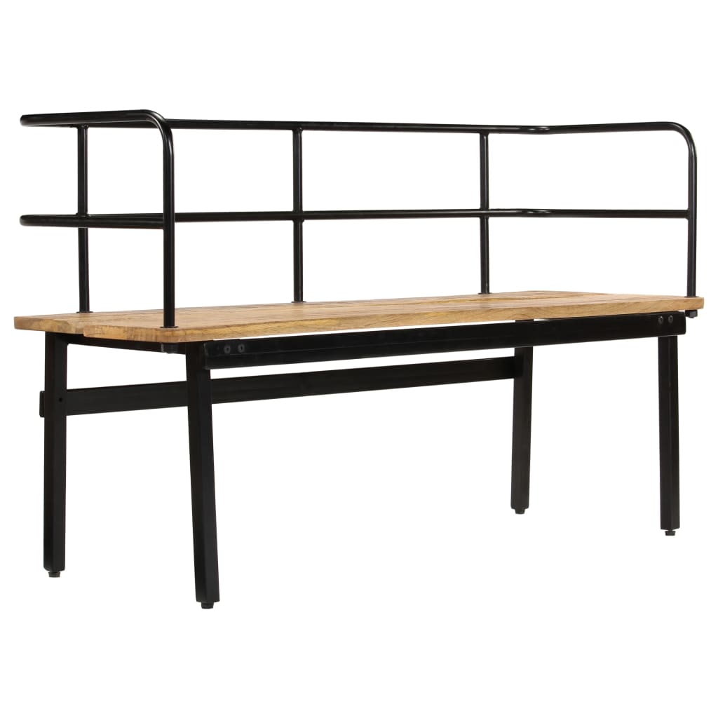 Lavice 120 X 40 X 70 Cm Masivní Mangovníkové Dřevo