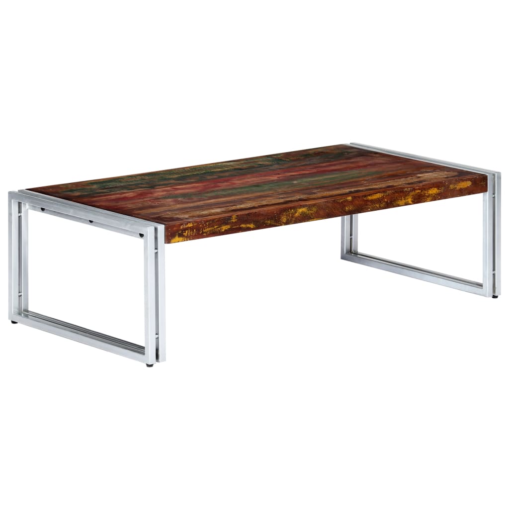 Konferenční Stolek 120 X 60 X 35 Cm Masivní Recyklované Dřevo