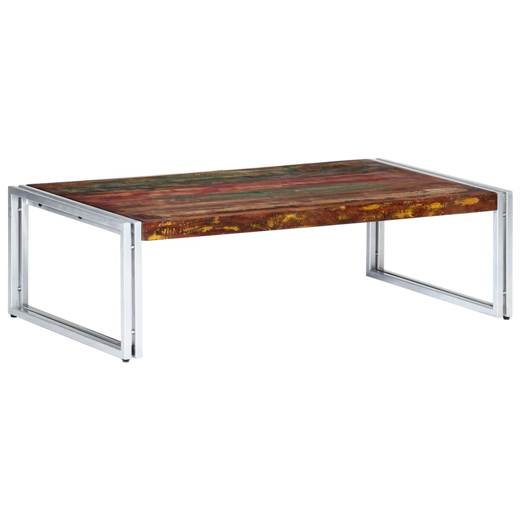 Konferenční Stolek 120 X 60 X 35 Cm Masivní Recyklované Dřevo