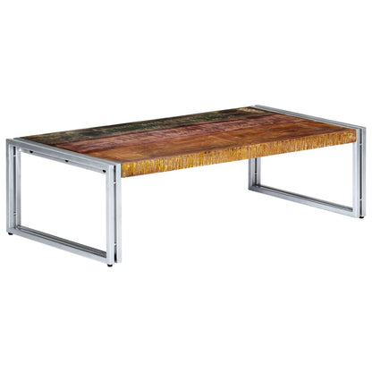 Konferenční Stolek 120 X 60 X 35 Cm Masivní Recyklované Dřevo