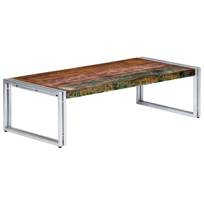 Konferenční Stolek 120 X 60 X 35 Cm Masivní Recyklované Dřevo