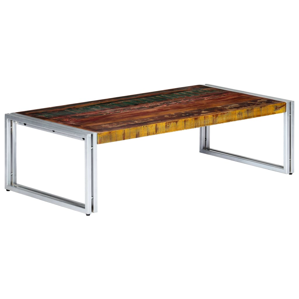 Konferenční Stolek 120 X 60 X 35 Cm Masivní Recyklované Dřevo