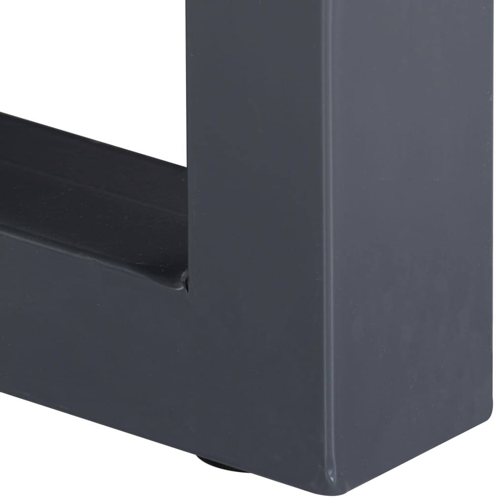 Konferenční Stolek S Živou Hranou Šedý 60X60X40 Cm Dřevo Akácie