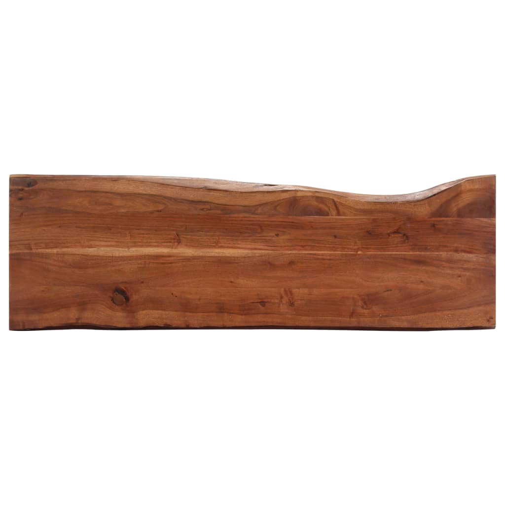Konzolový Stolek 115 X 35 X 76 Cm Masivní Akácie A Železo