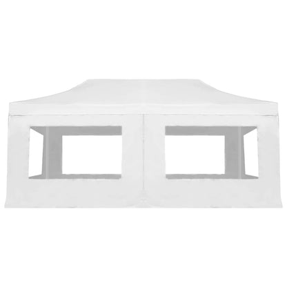 Profesionální Skládací Party Stan + Stěny Hliník Bílý